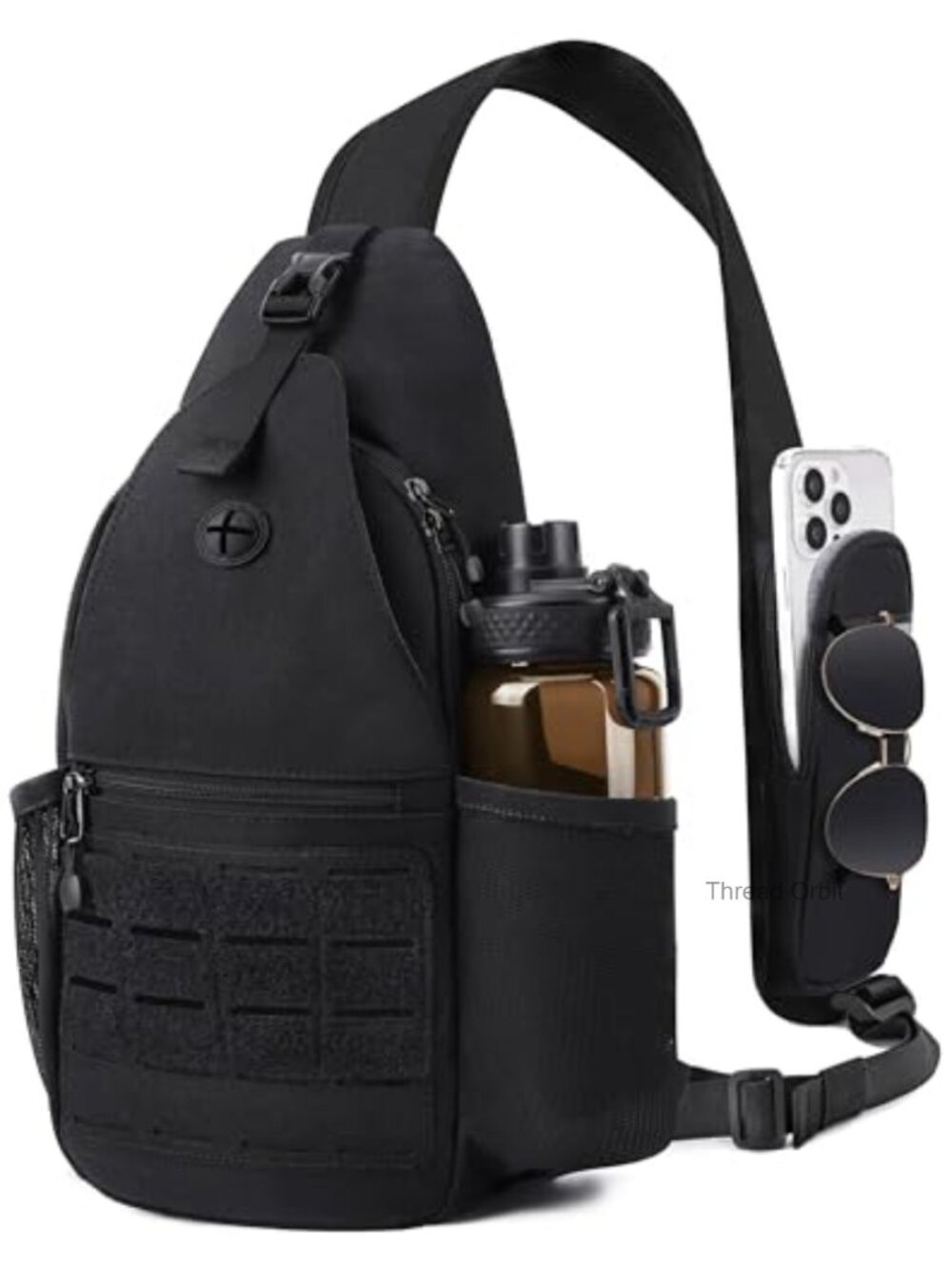 Water Resistant Nylon Sling Bag Crossbody Tactical EDC Shoulder Bag